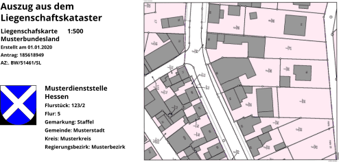 Flurkarte Muster Beispiel